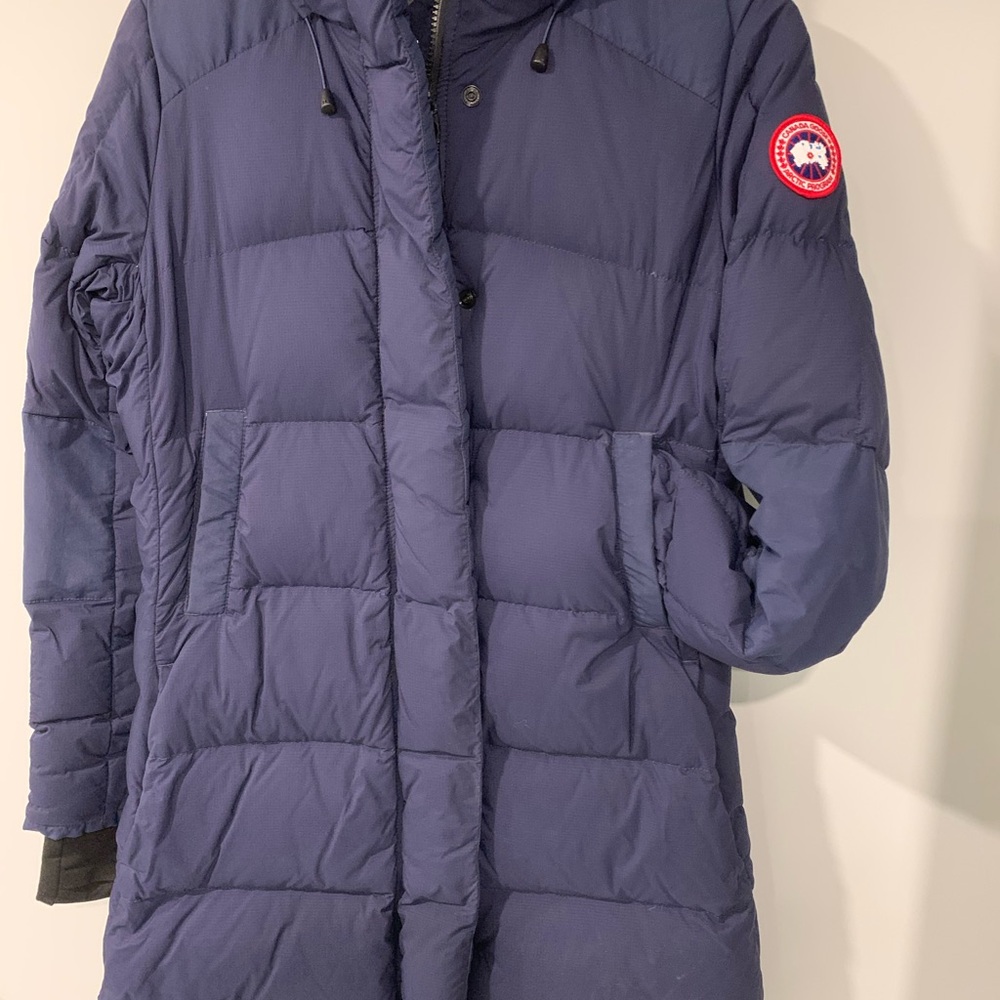 Canada Goose Blue Puffer Jacket